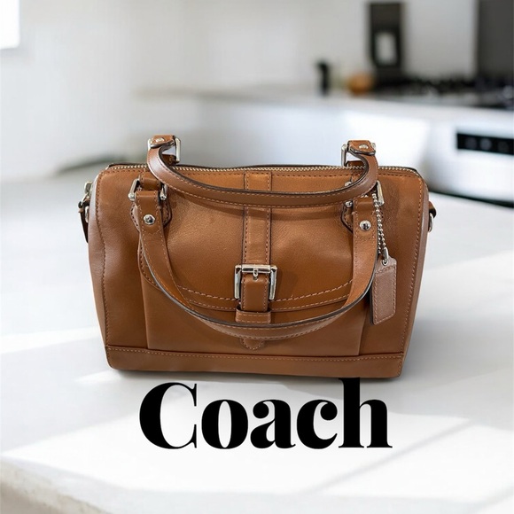 Coach Charlie Jessa Leather Handbag/Satchel
